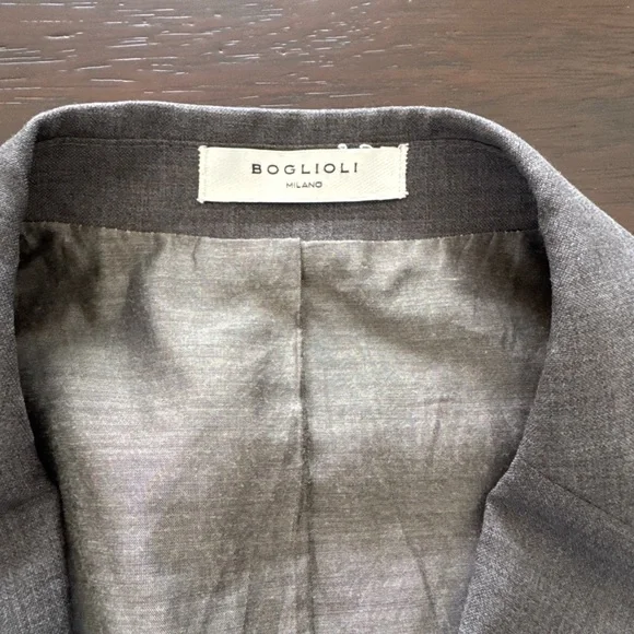 Boglioli Brown-Gray Mens Jacket with Subtle Texture